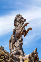 Beautiful carving at Sanctuary of Truth, Thailand