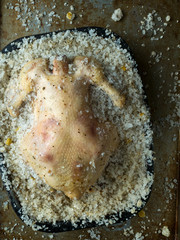 baked salt crust chicken