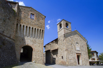 Fototapeta na wymiar Langhirano, Castello di Torrechiara, Emilia Romagna, Italia, Italy