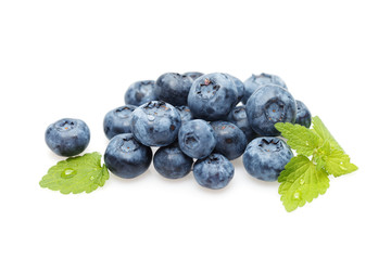 blueberry berries isolated on white background