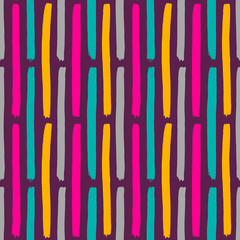 Abstract hand drawn cute colored background. Seamless pattern with paint elements in vector.