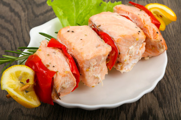 Salmon Skewer