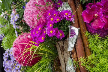 Mur végétal et floral