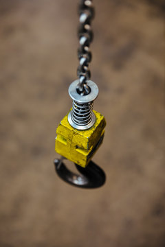 Hook in a mechanical workshop