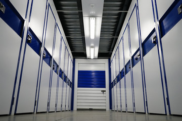 Obraz premium blue color storage cameras