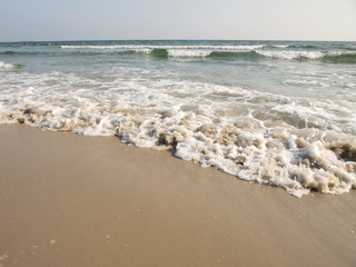 Close up beach
