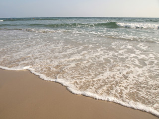 Close up beach