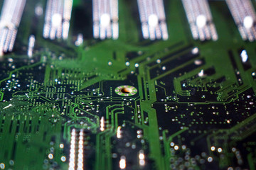 Computer Board. Electronic technology.
