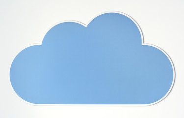 Cloud icon technology symbol