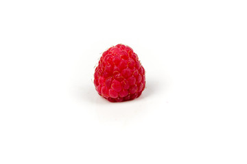 Fresh ripe berry in closeup on isolated white background. Berries