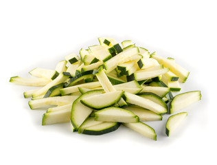 Chopped Zucchini Background
