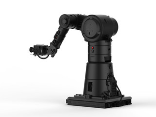 black robotic camera