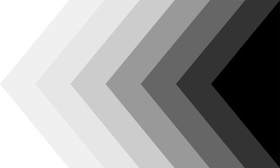 Abstract black and gray pattern on which the arrow points left or back. Modern futuristic background vector illustration.