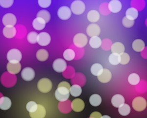 Fototapeta premium Abstract background with white, purple and yellow and pink blurred lights - vector for disco and party concept