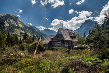Fototapeta na wymiar Tatra mountains in Poland