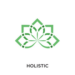 holistic logo isolated on white background for your web, mobile and app design