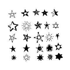 Hand drawn Star Doodle