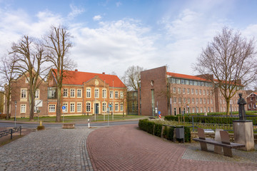 Rathaus und Stadtverwaltung in Lüdinghausen, Münsterland, Nordrhein-Westfalen