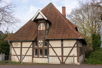 Fototapeta na wymiar Hakehaus in Lüdinghausen, Münsterland, Nordrhein-Westfalen