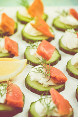 Summer party healthy snack, decorative