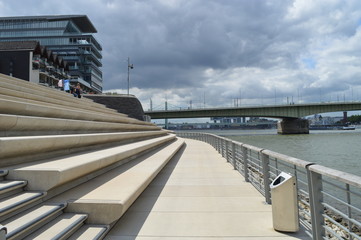 River Rhine waterfront