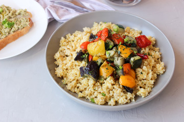 Groats of processed wheat Bulgur