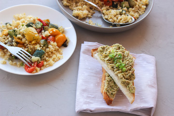 Groats of processed wheat Bulgur