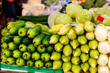 Vegetables at market