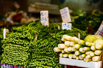 Herbs at market