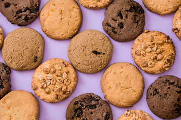 different kinds of homemade cookies