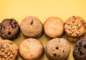 different kinds of homemade cookies