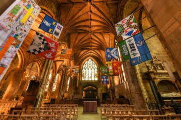 Fototapeta na wymiar St. Giles Cathedral, Edinburgh. Scotland the brave