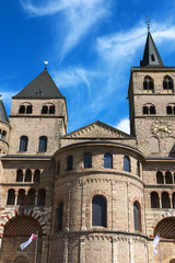 medieval castle on a Sunny day. Vertical
