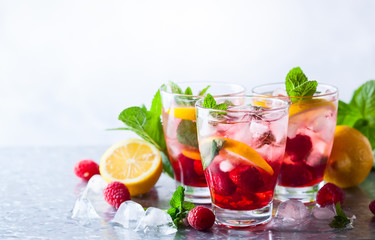 Raspberry lemonade