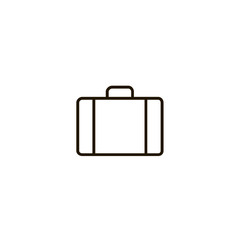 briefcase icon. sign design