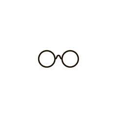eyeglass icon. sign design