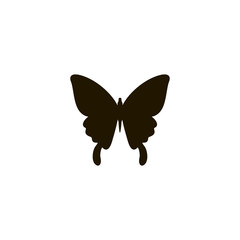 butterfly icon. sign design