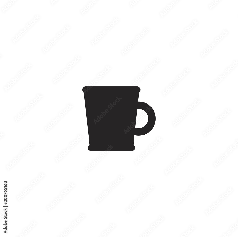 Wall mural coffee cup icon. sign design