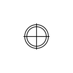 target icon. sign design