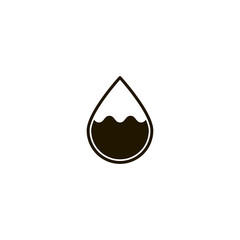 drop icon. sign design