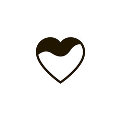 heart icon. sign design