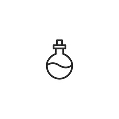 erlenmeyer flask icon. sign design