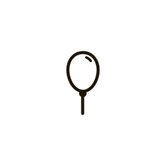 balloon icon. sign design