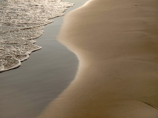 Close up beach
