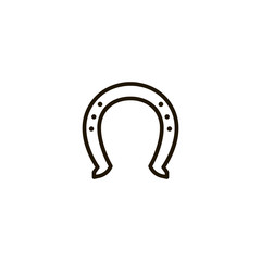 horseshoe icon. sign design