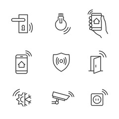 Smart home icons