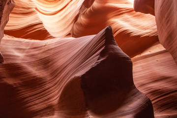 Real images of the lower Antelope canyon in Arizona, USA