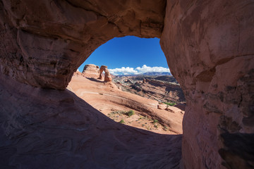 Delicate arch in Arches National Park in Utah, USA