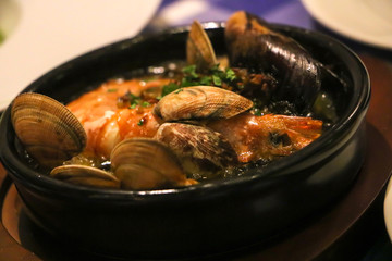 魚介のアヒージョ