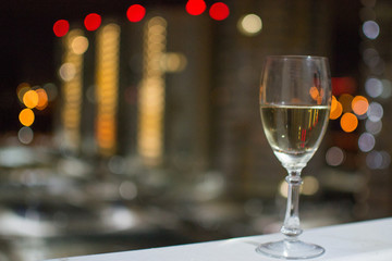 glass of white wine